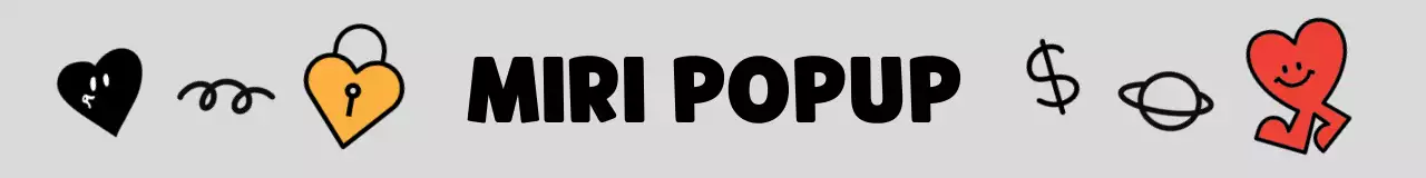 블랙과 레드의 팝업스토어 기념 행사