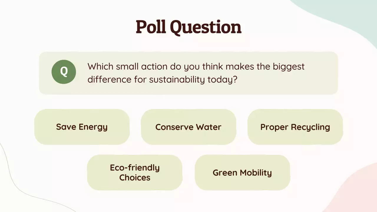 Green Simple Environmental Sustainability Presentation