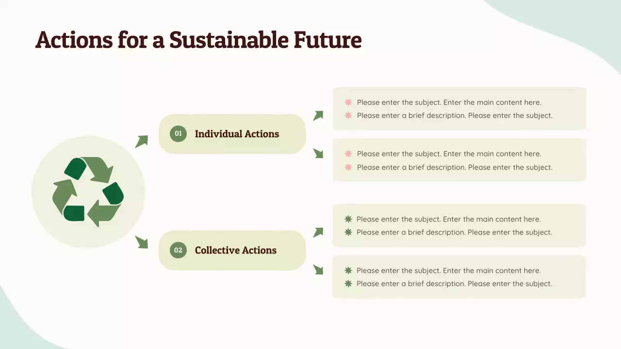 Green Simple Environmental Sustainability Presentation