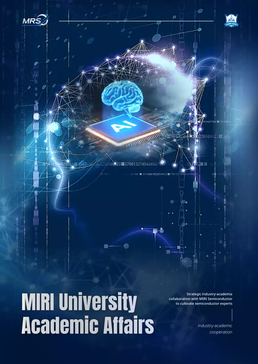 blue futuristic AI collaboration announcement