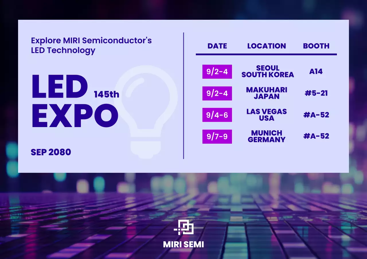 purple modern technology event