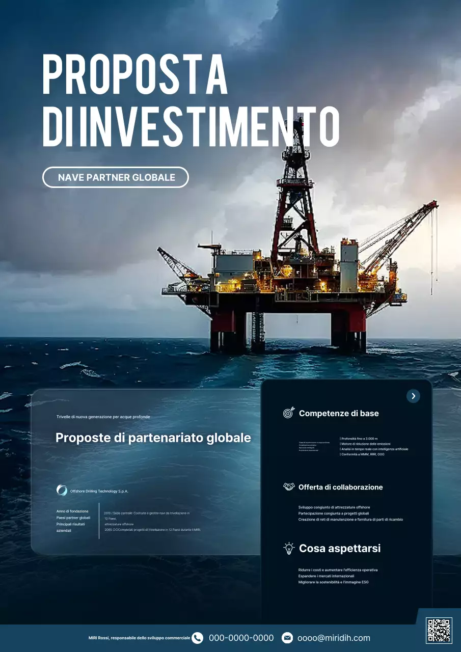 Proposta di investimento Blue Modern