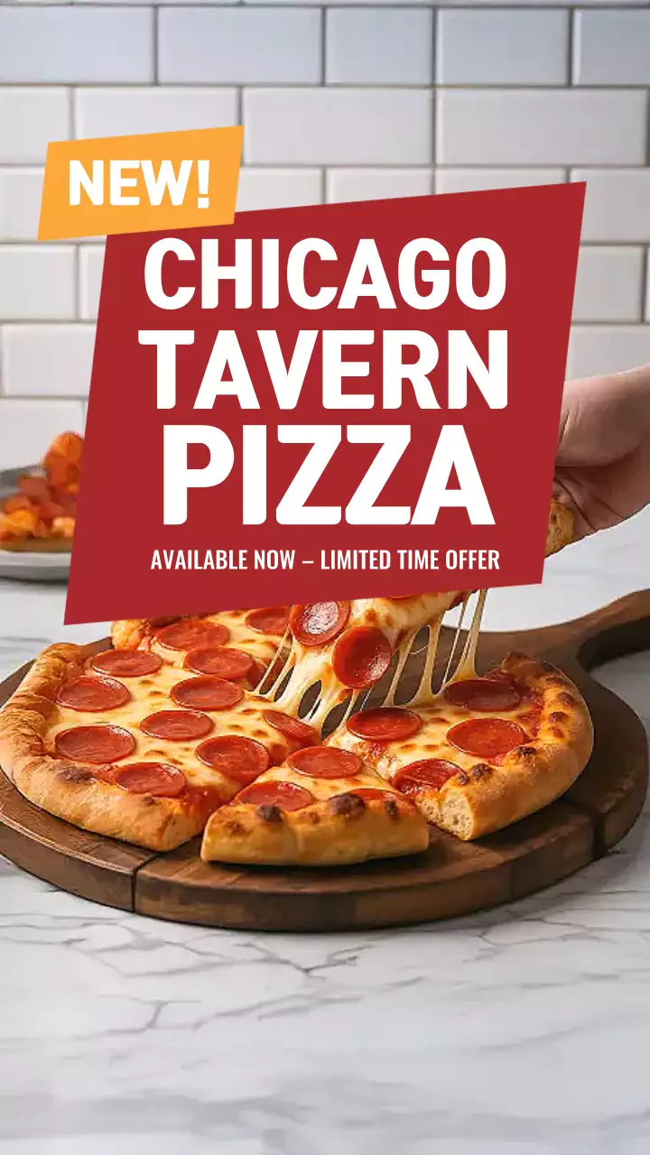 Red Bold Pizza Promotion Instagram Post