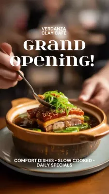 Brown Rustic Cafe Promotion Instagram Story