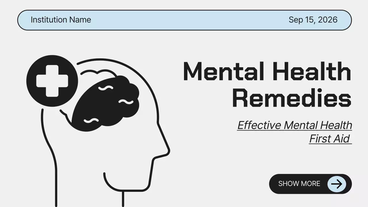 Black Modern Mental Health Guide Presentation