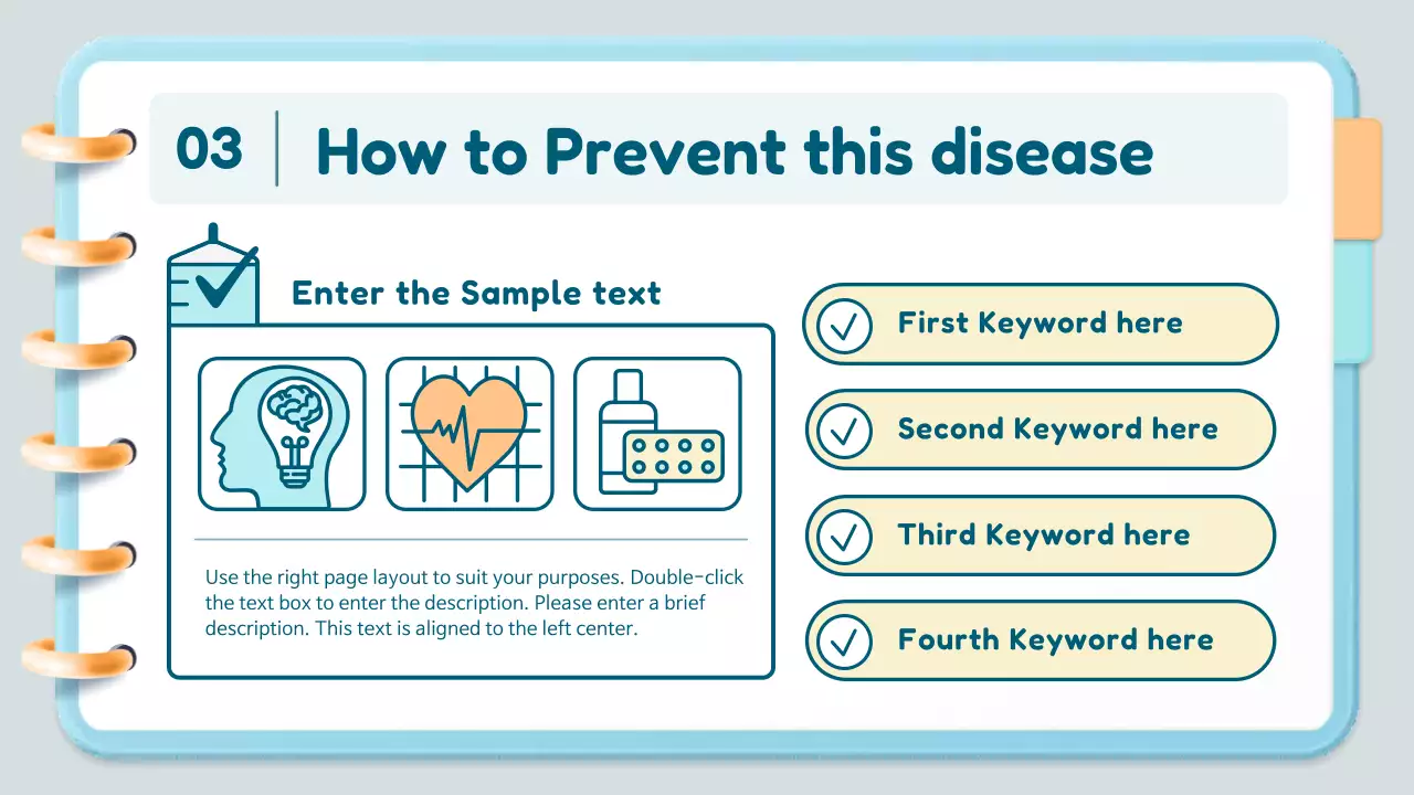 Blue Simple Health Guide Presentation