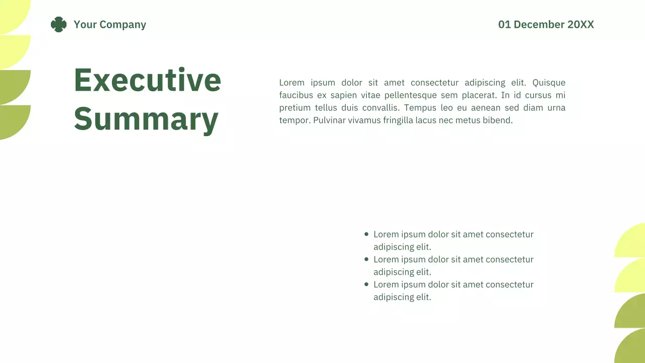 Green Simple Marketing Report