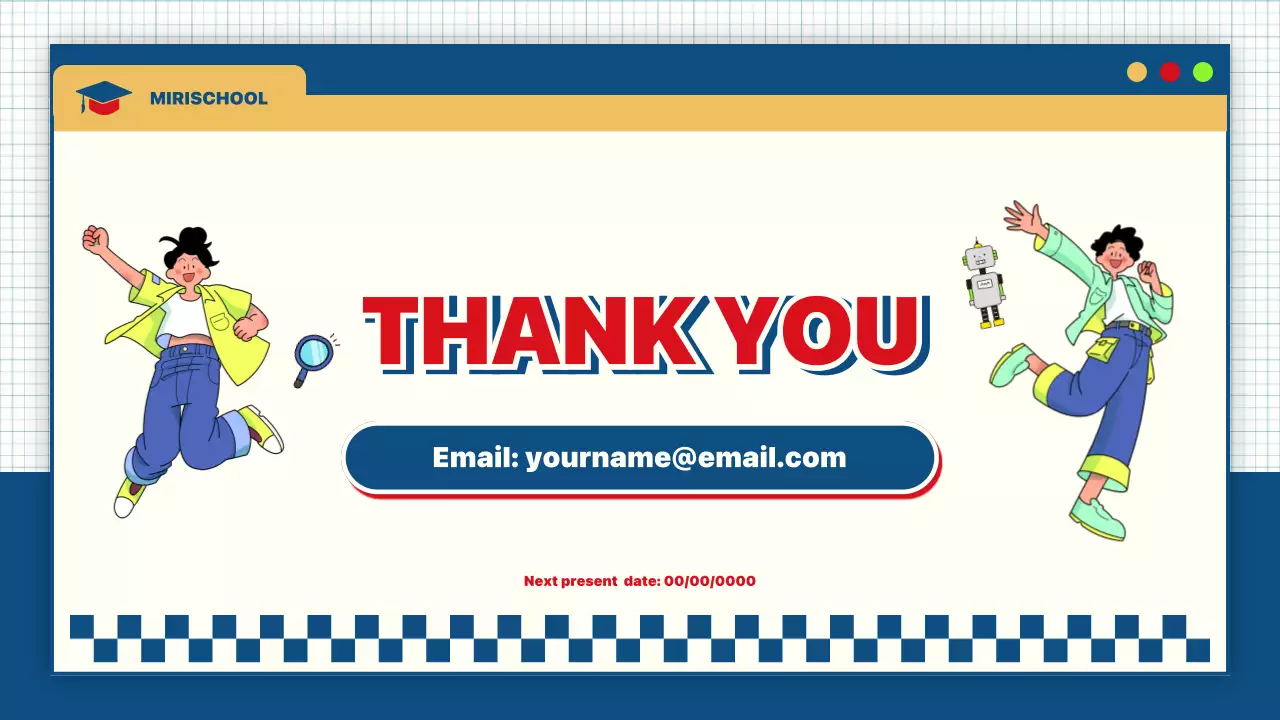 Blue Trendy School Presentation