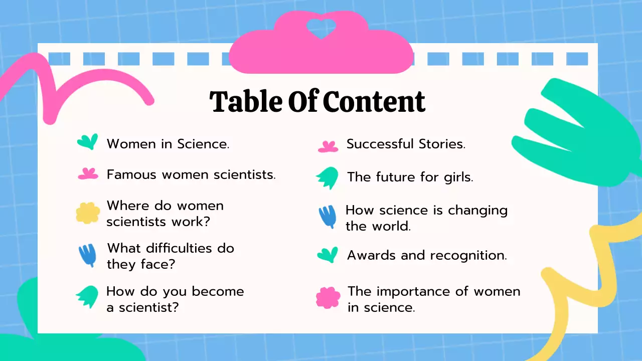 Blue Playful Science Presentation