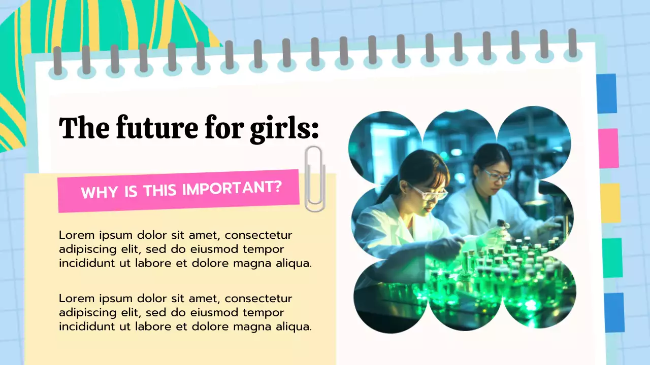 Blue Playful Science Presentation