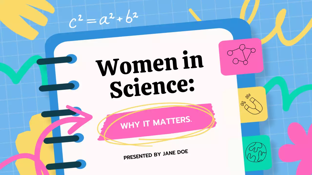 Blue Playful Science Presentation