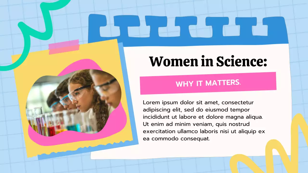 Blue Playful Science Presentation