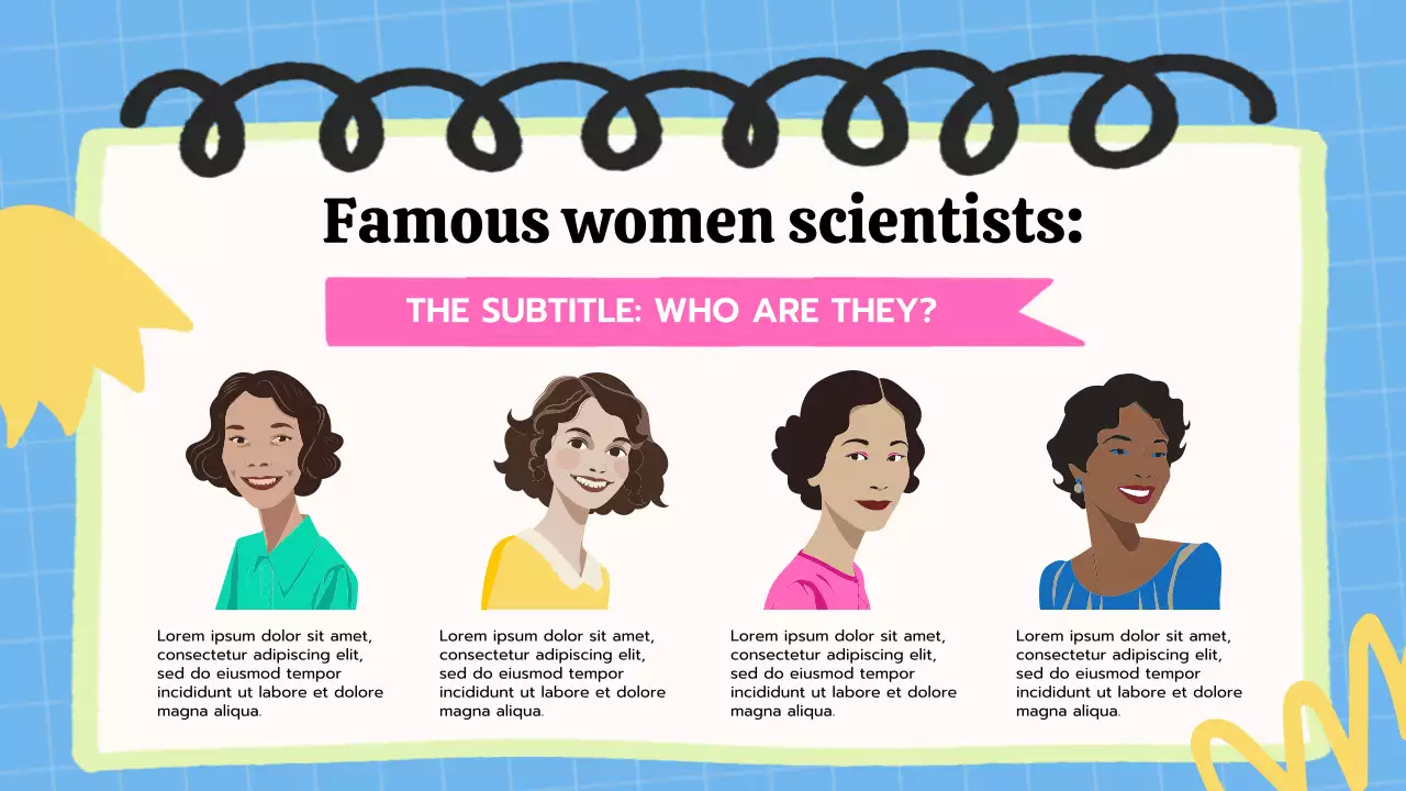 Blue Playful Science Presentation