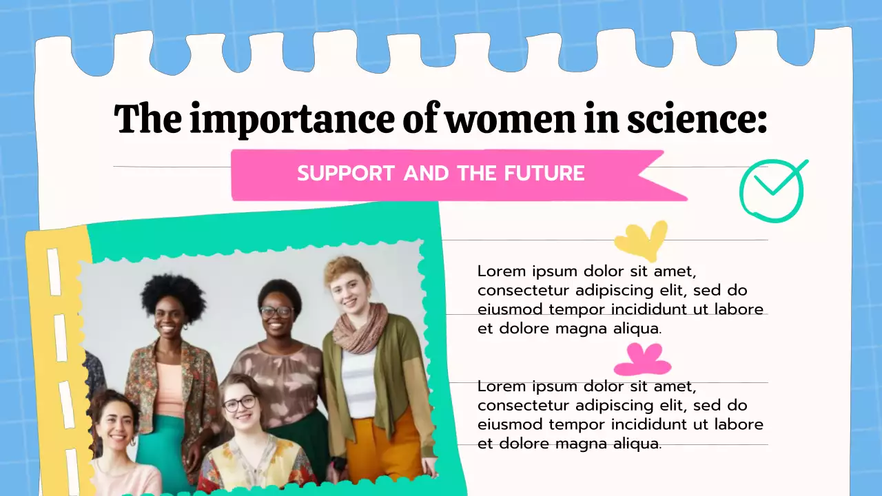 Blue Playful Science Presentation