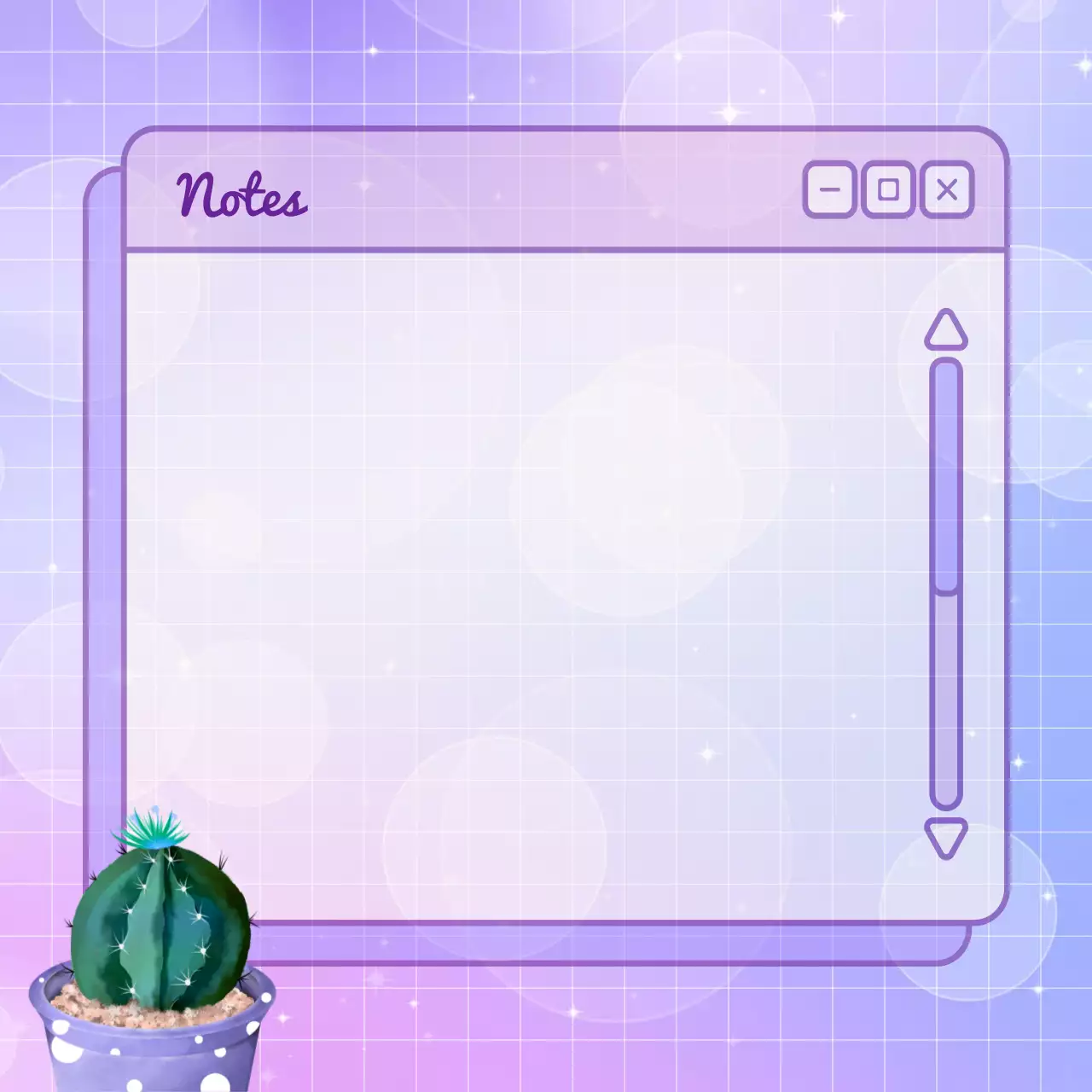 Desain Catatan Estetika Ungu untuk Jurnal Harian