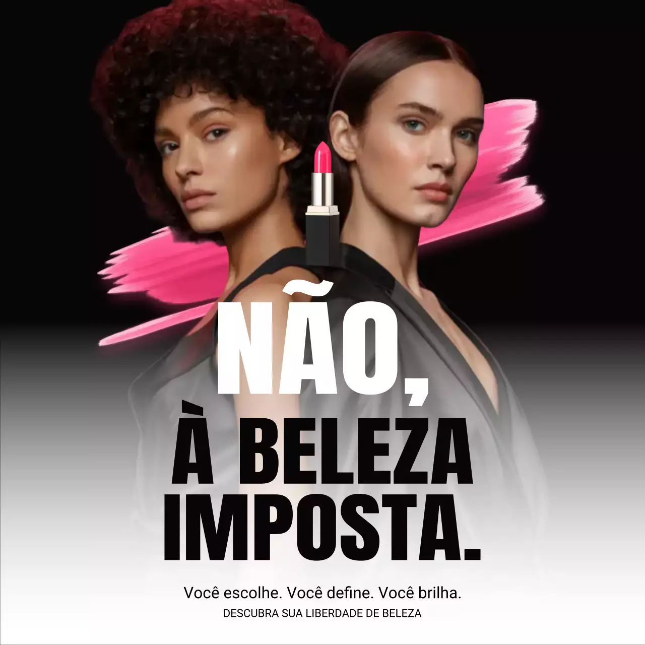 Publicação de mídia social da Pink Bold Beauty