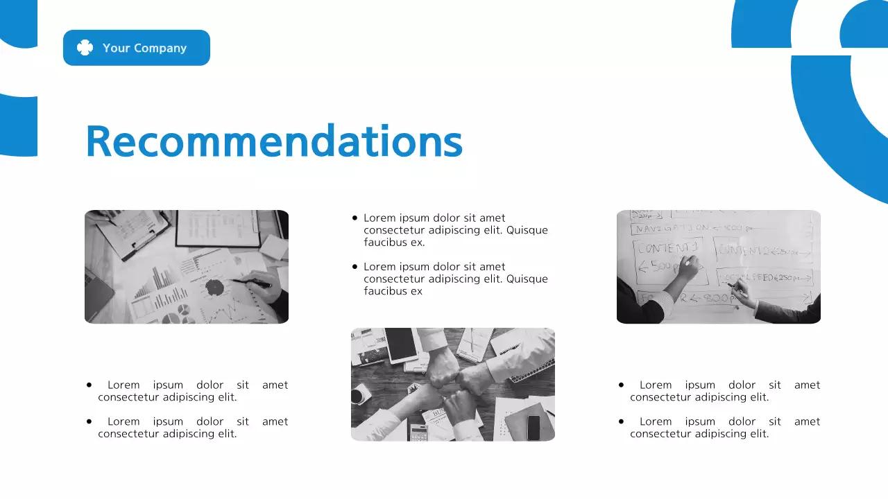 Blue Modern Marketing Report