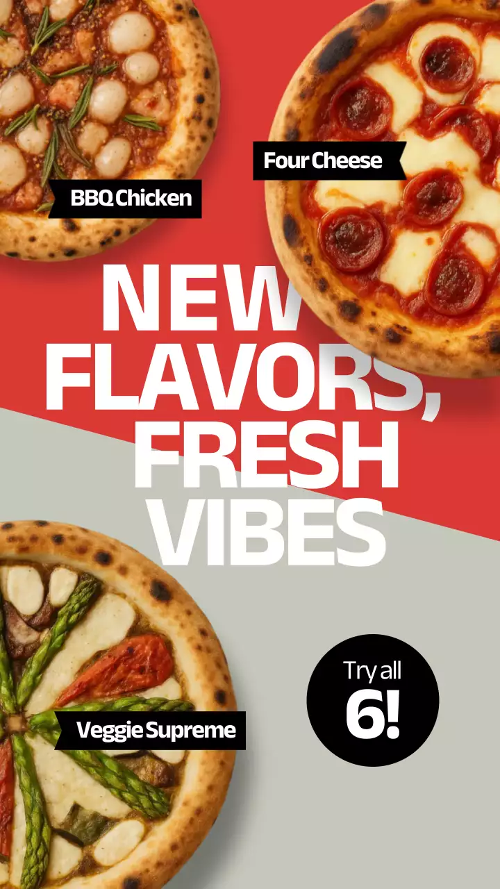 Publicação no Instagram do anúncio da Red Modern Pizza