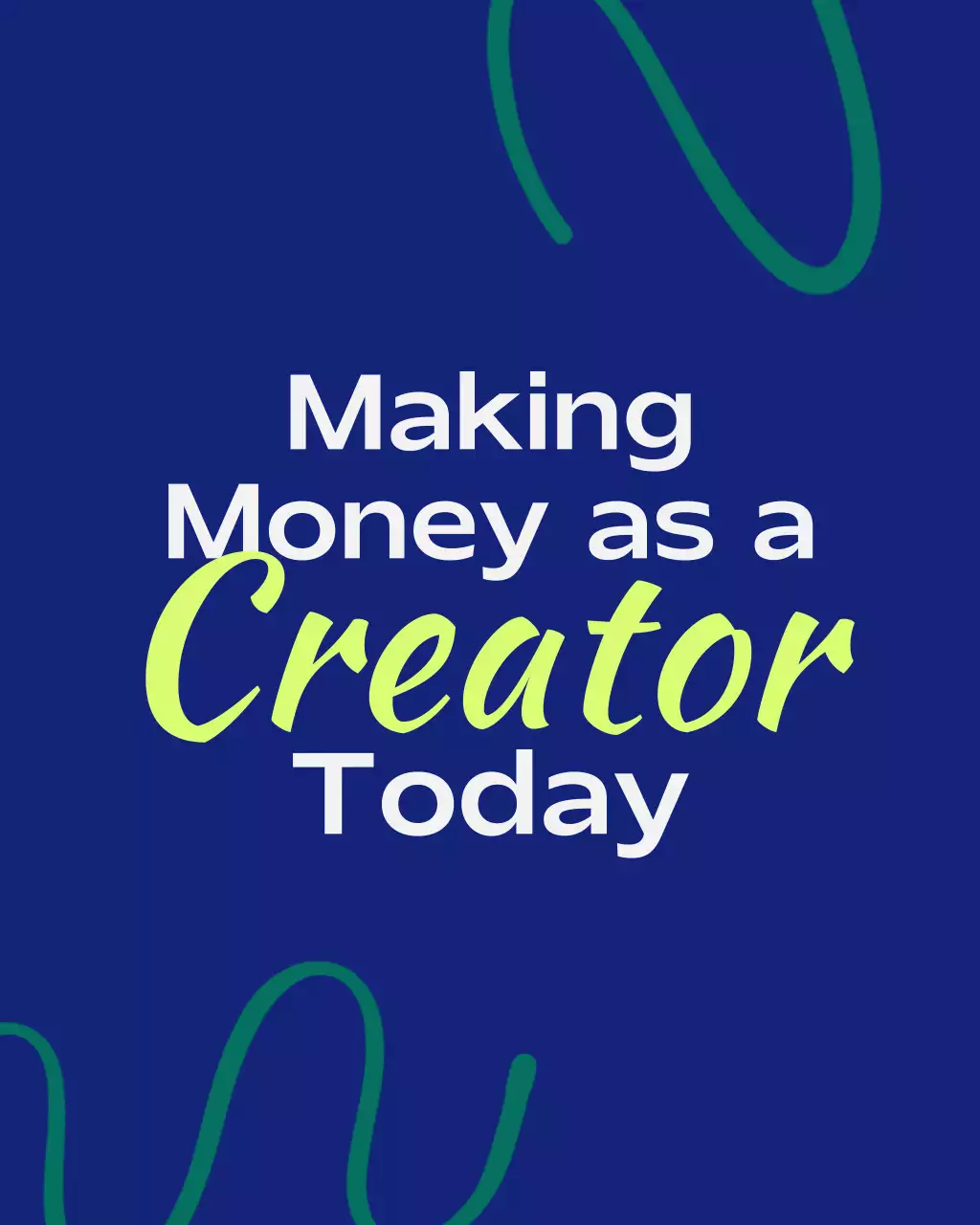 Green Modern Content Creation Tips Instagram Post