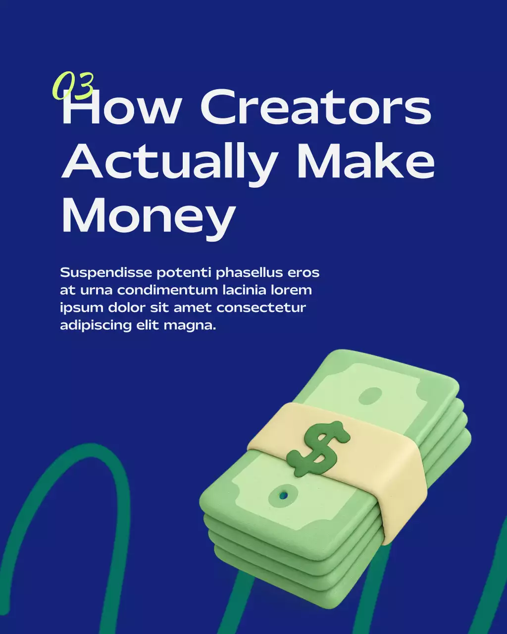 Green Modern Content Creation Tips Instagram Post