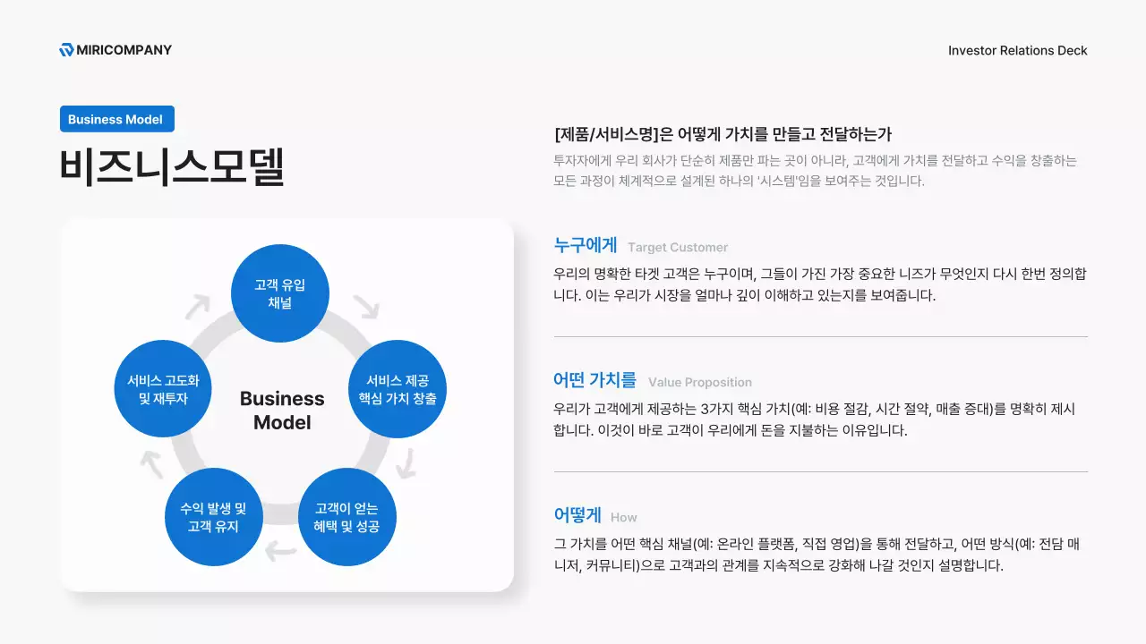 파랑 모던 비즈니스 문구