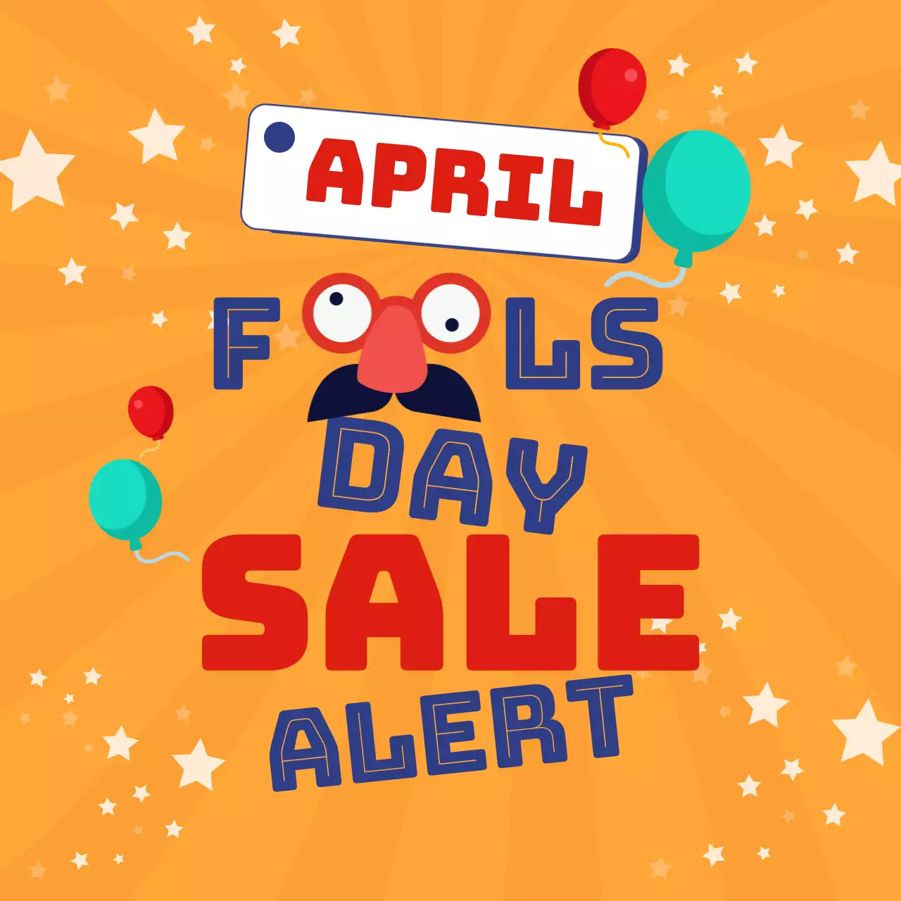 Orange Playful Sale Promotion Social Media Post