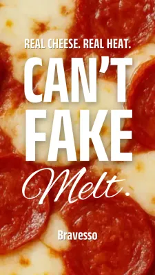 Postagem promocional da Red Bold Pizza no Instagram