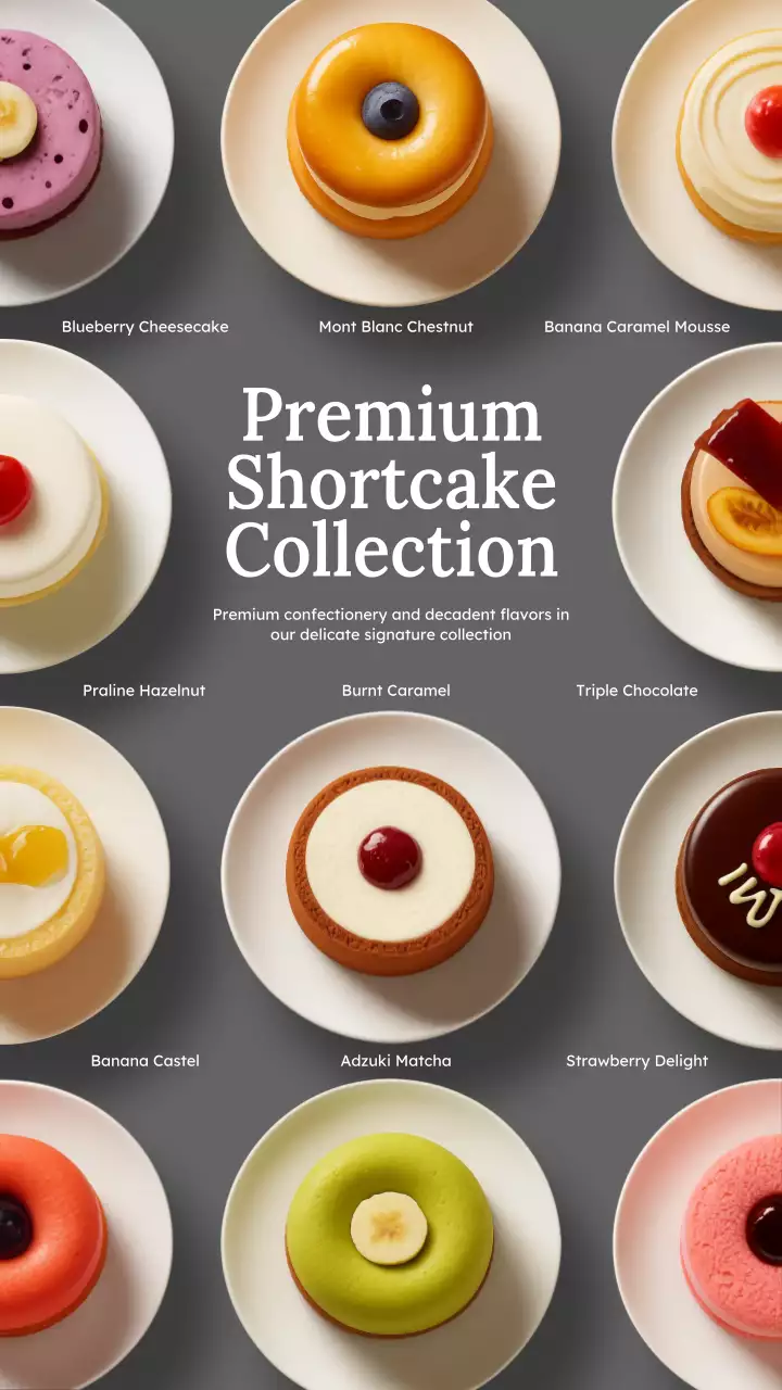 Elegant Dessert Collection Instagram Post