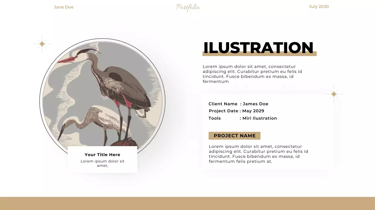 Beige Minimal Portfolio Resume Presentation