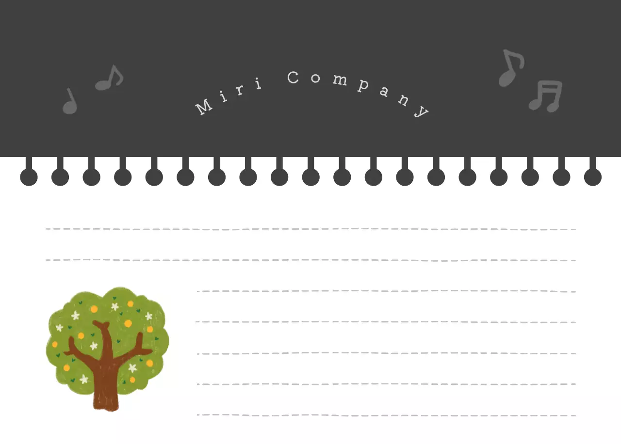 カラフルでかわいいイラストカレンダー