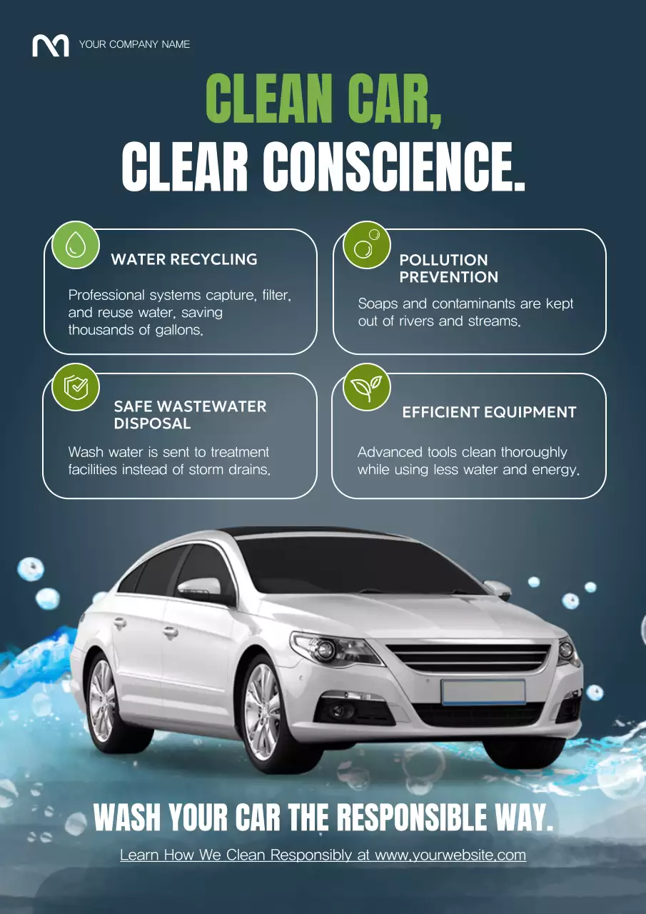 Black Modern Car Promotion Web Poster