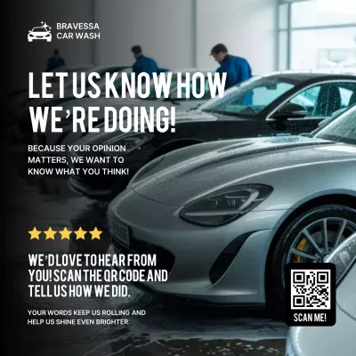 Black Modern Feedback Request Instagram Post