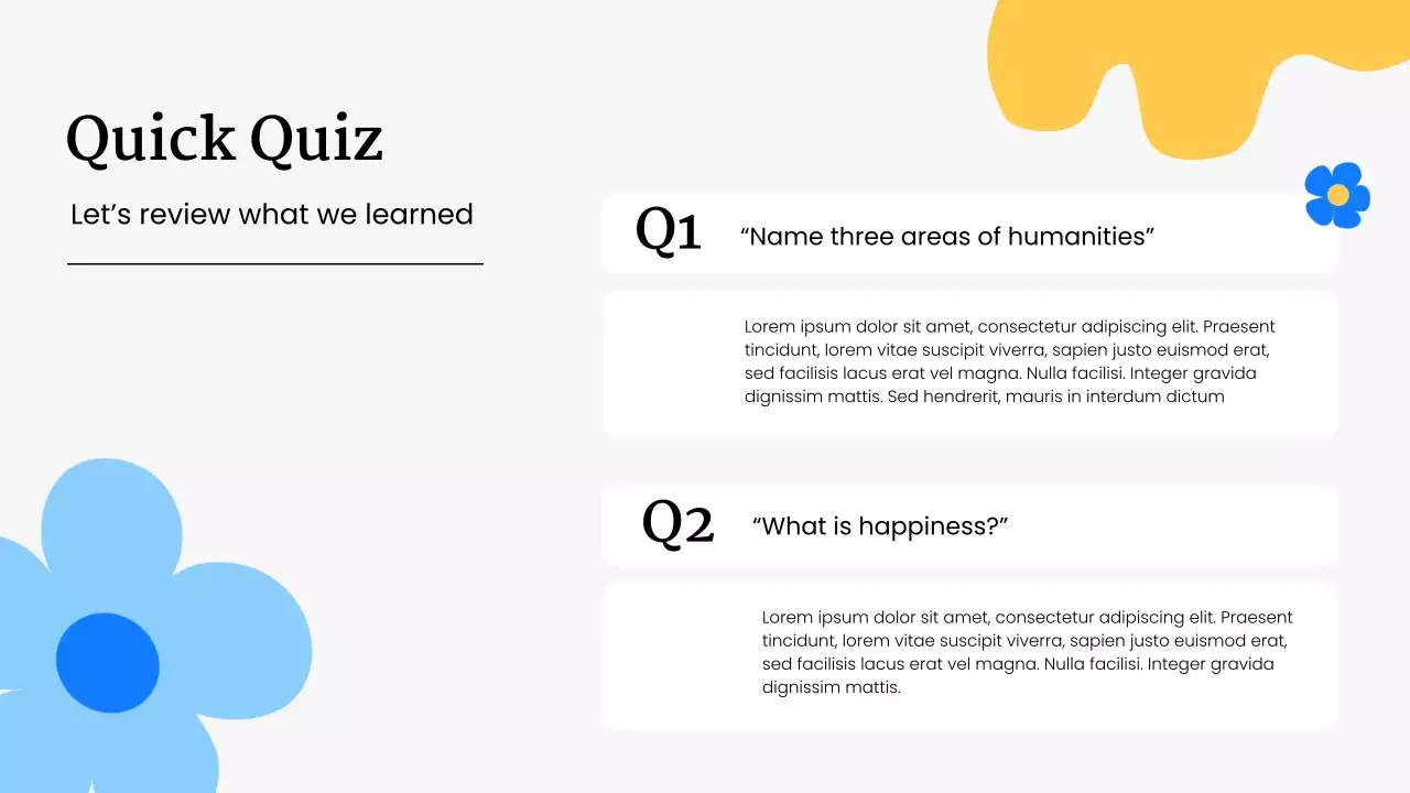 colorful modern humanities lecture