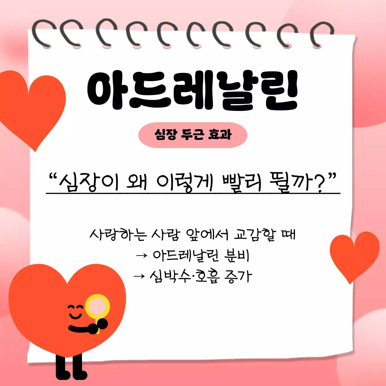 핑크 아기자기한 심리학 강연