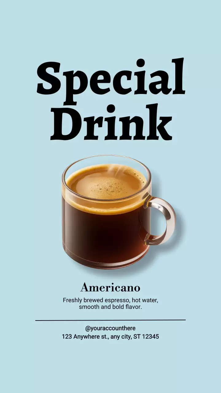 Publicação do Instagram sobre o Blue Modern Coffee