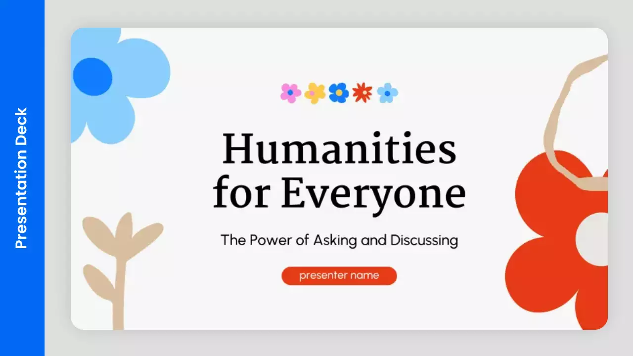 Colorful Modern Humanities Presentation