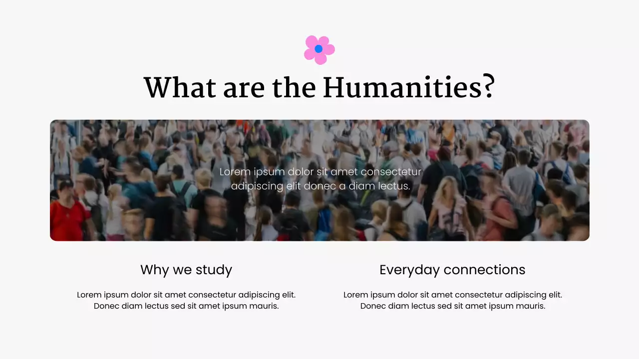 Colorful Modern Humanities Presentation