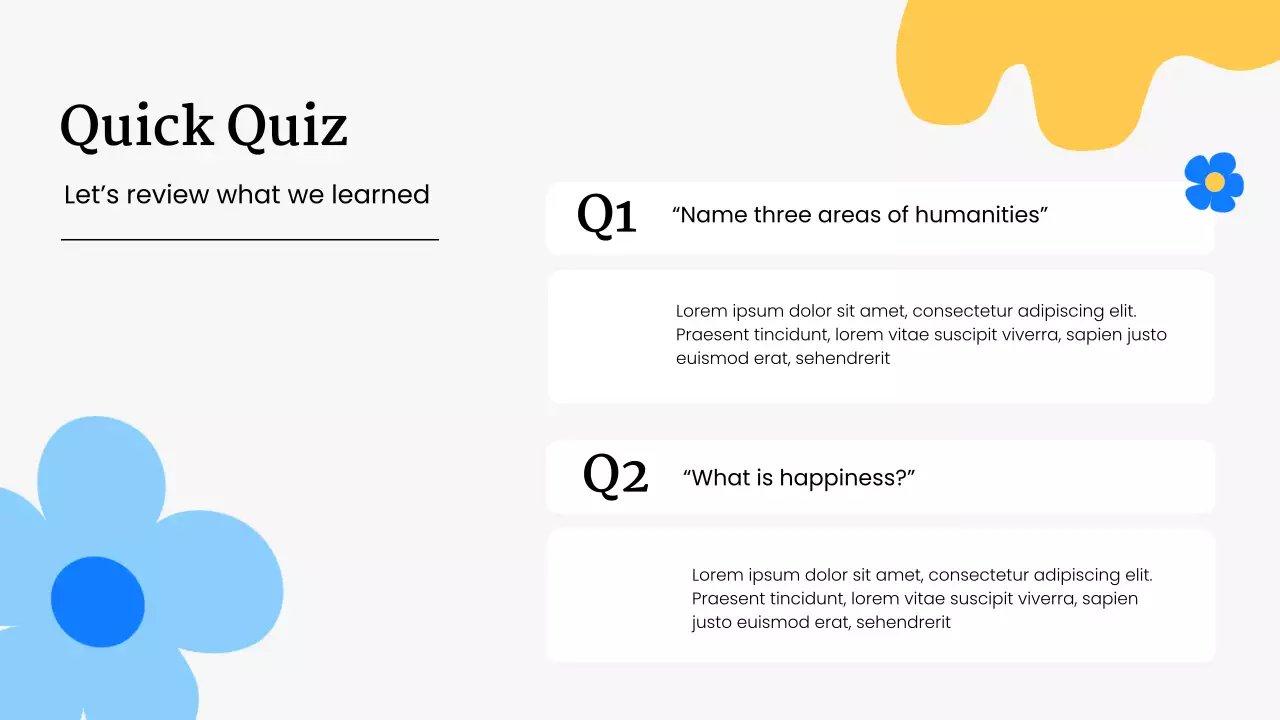 Colorful Modern Humanities Presentation