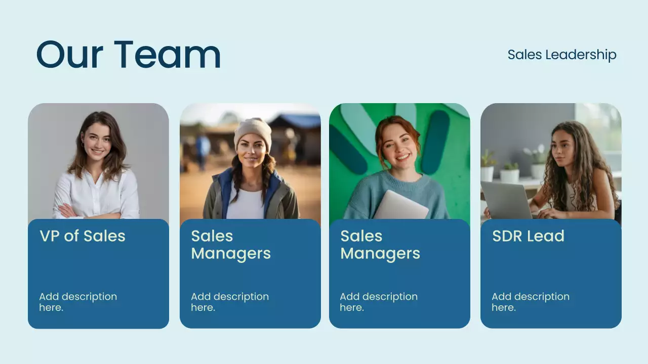 Blue Modern Sales Strategy Presentation