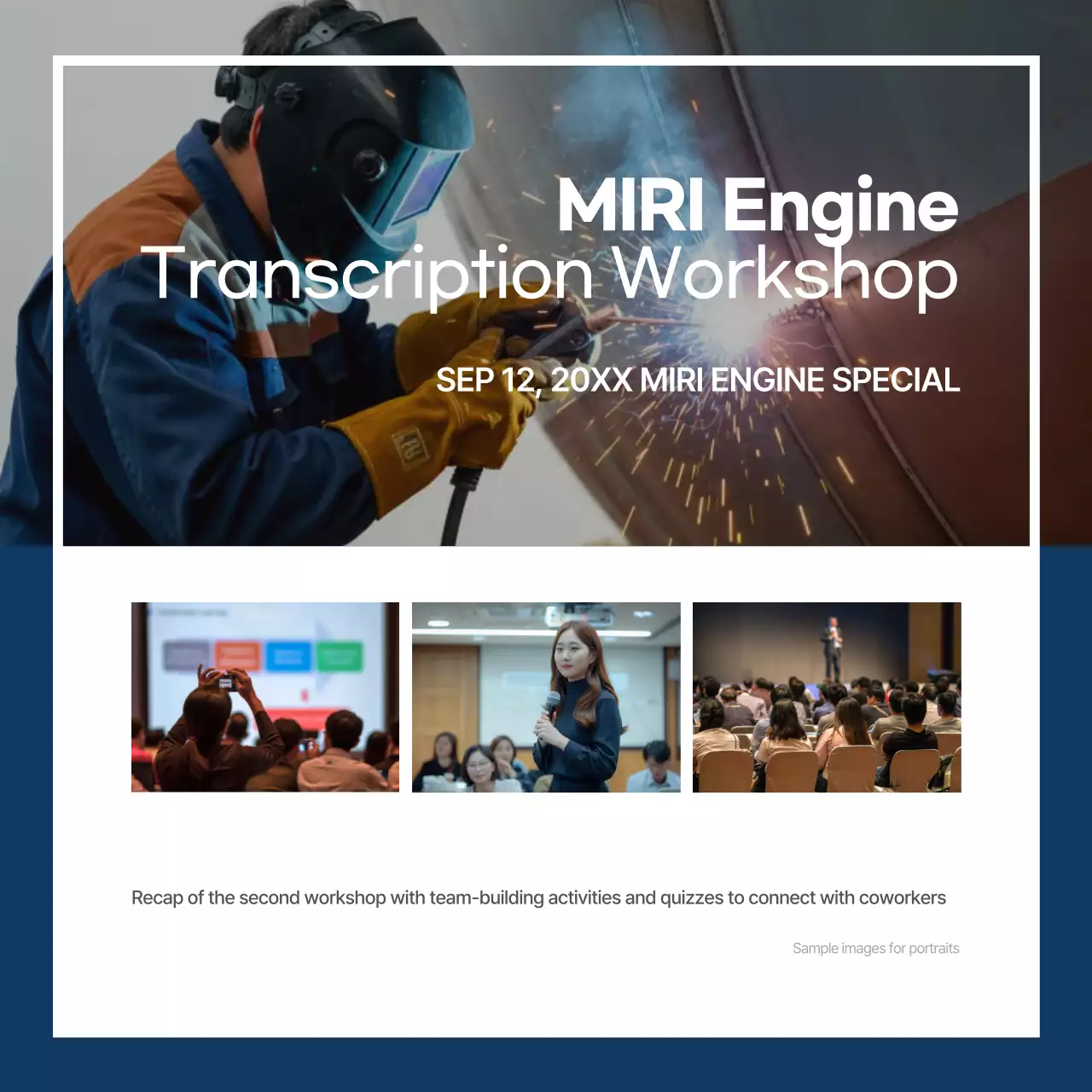 Relatório Blue Modern Marine