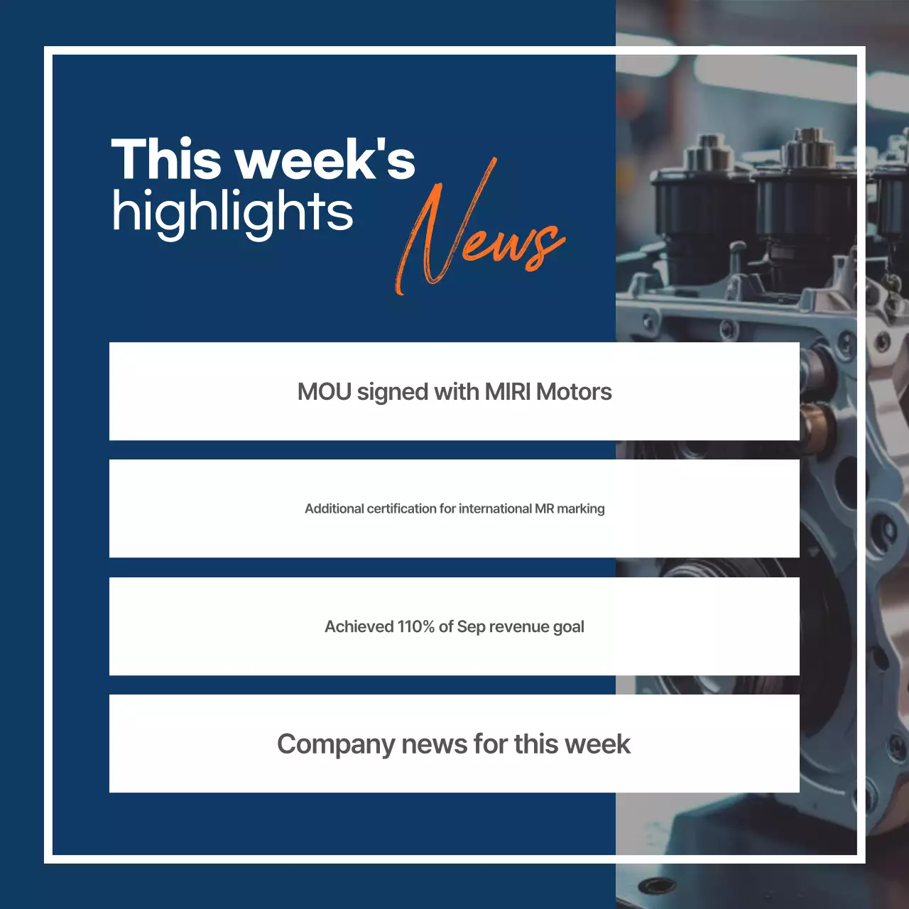 Relatório Blue Modern Marine