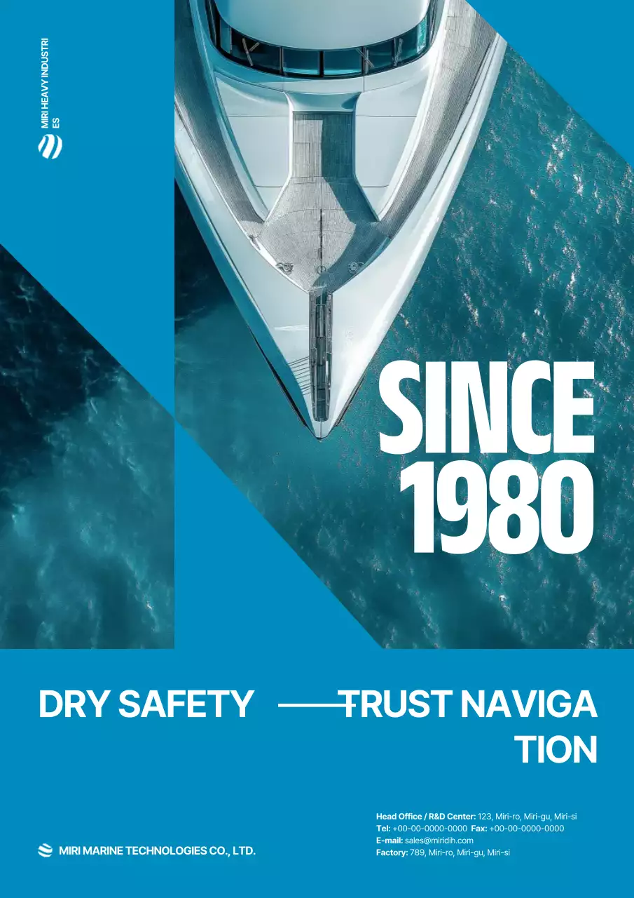 Quảng cáo Công nghệ Hàng hải Hiện đại Xanh