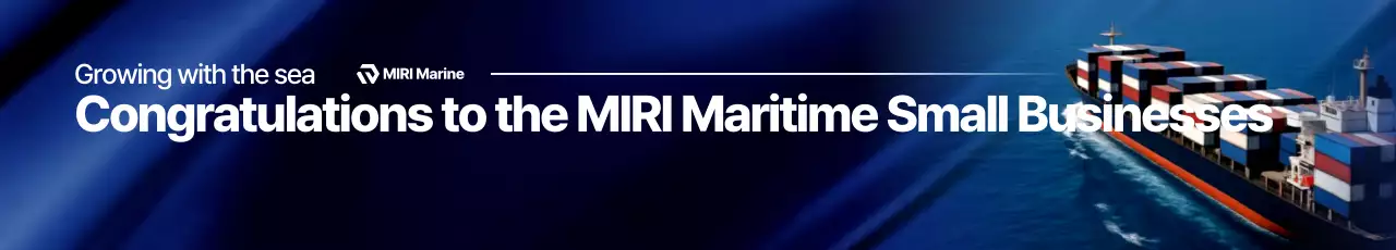 Promoção da Indústria Marítima Moderna Azul Marinho