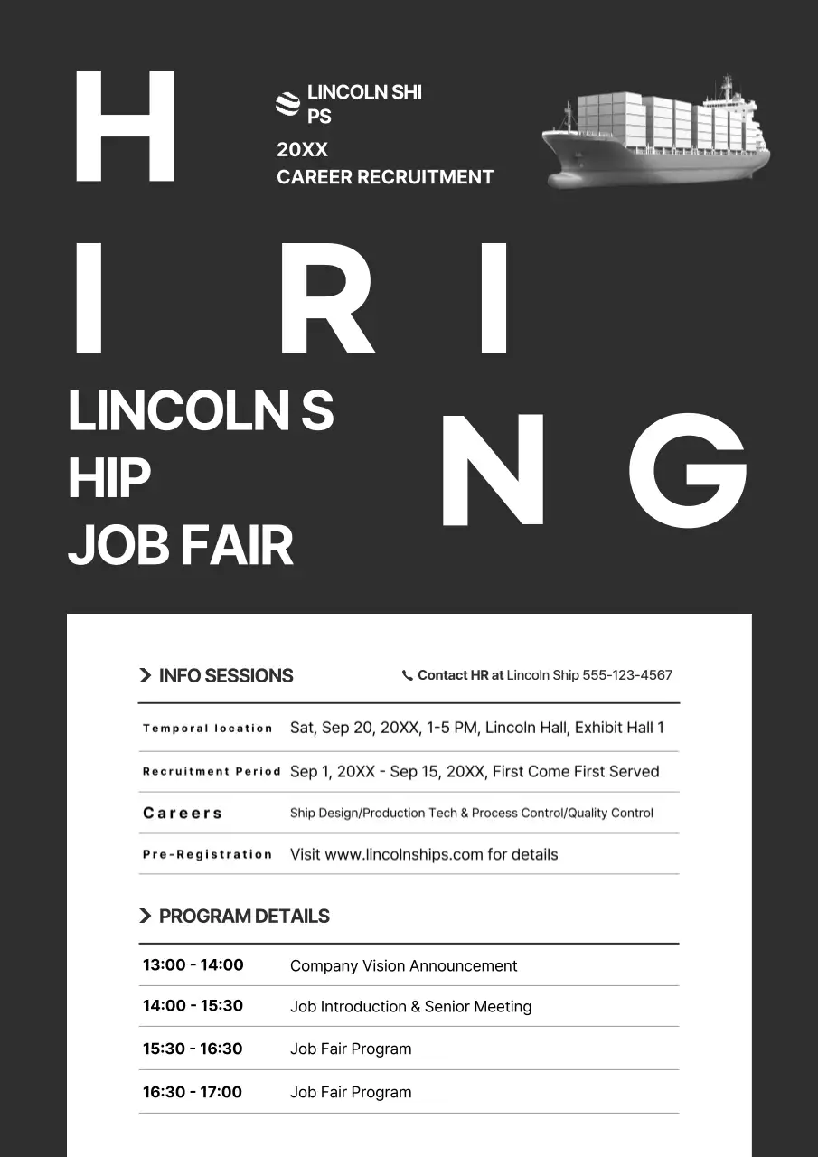 Thông tin về buổi họp tuyển dụng của Black Modern