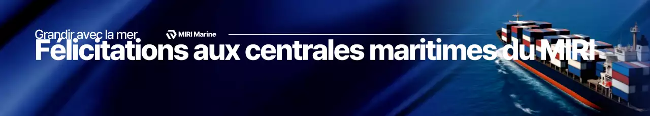 Promotion de l'industrie maritime moderne bleu marine