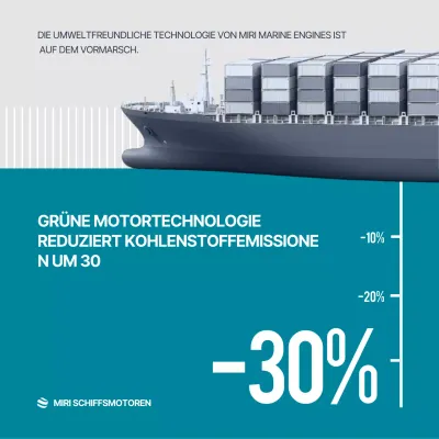 Himmelblaue moderne umweltfreundliche Werbung