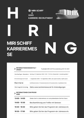 Informationen zur Briefing-Sitzung zur Rekrutierung von Black Modern