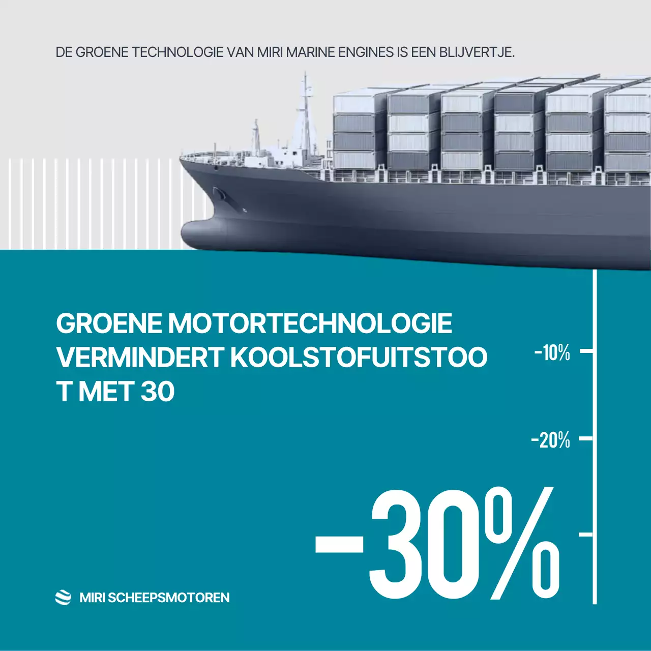 Hemelsblauwe moderne milieuvriendelijke advertentie