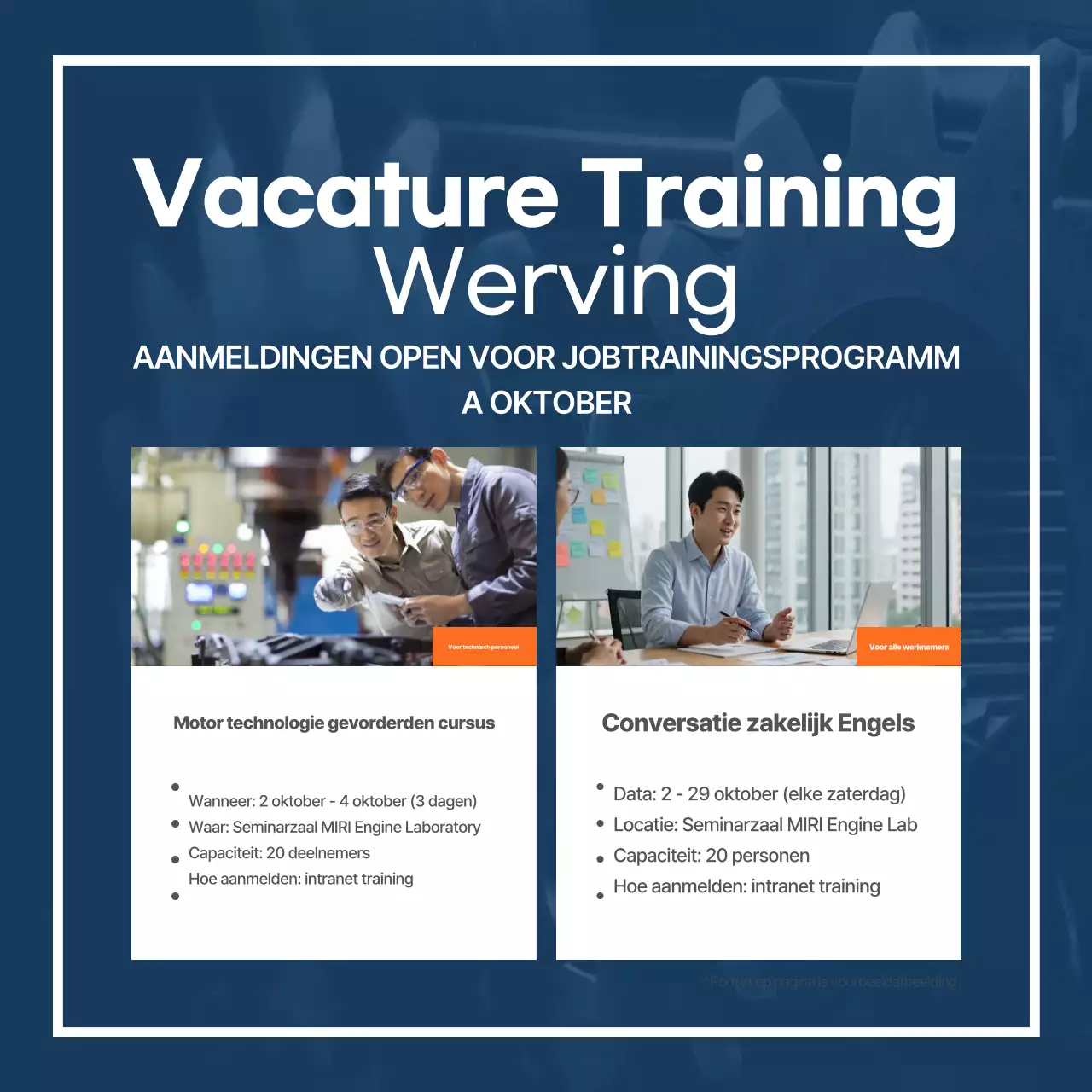 Blauw Modern Marine Rapport