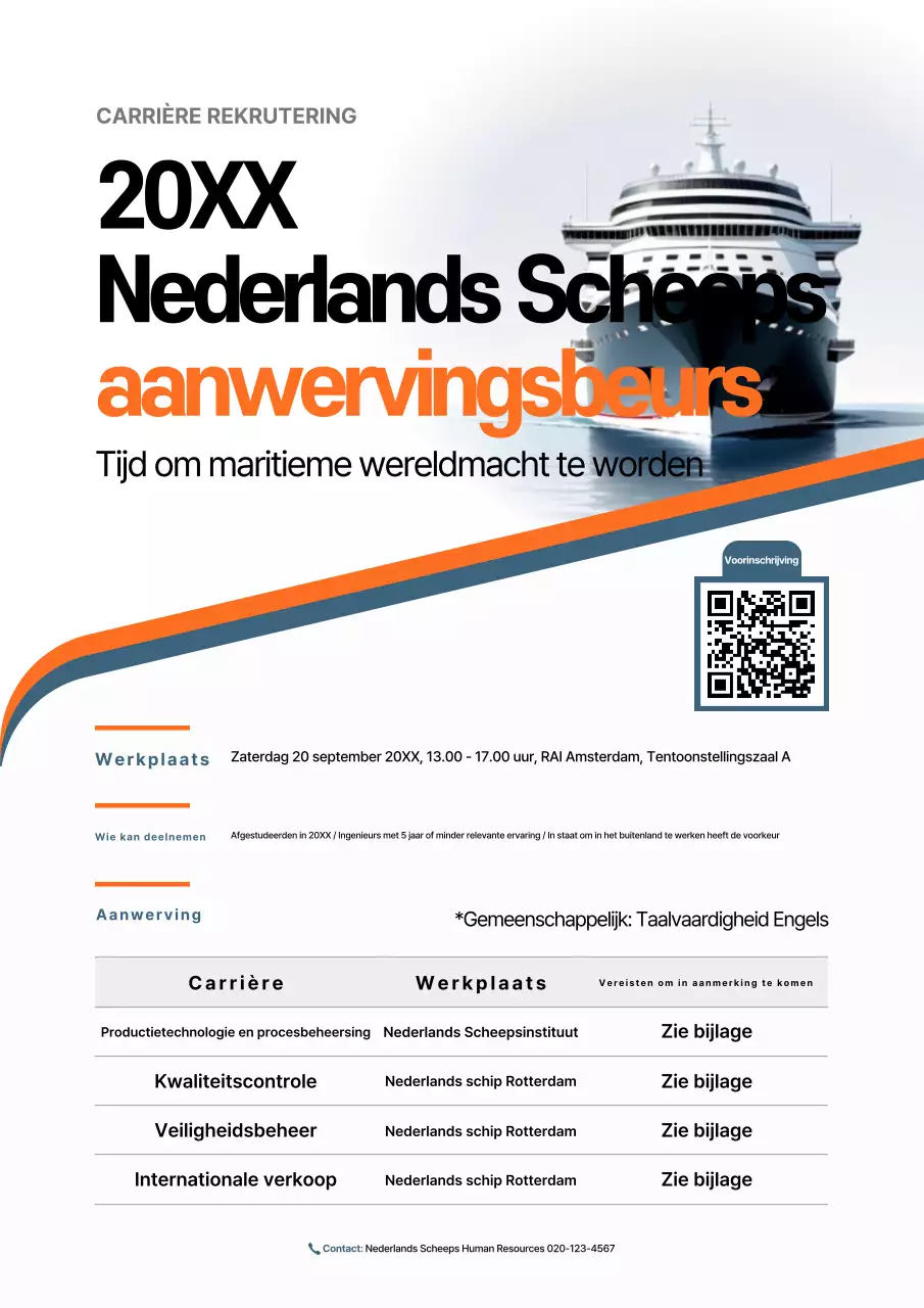 Orange Modern Recruitment Briefing Sessie Recruitment